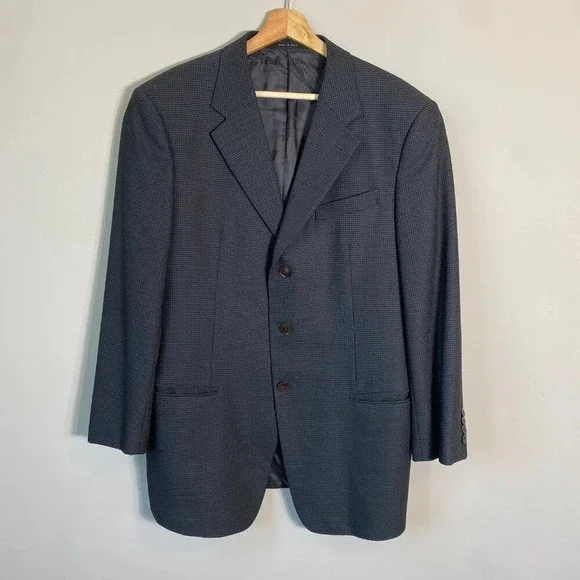 Giorgio Armani Collezioni Men's 42R* Wool Sport Coat Dinner Jacket Blazer Gray